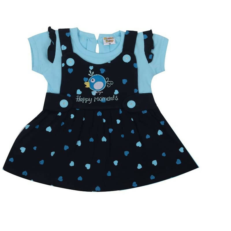 NammaBaby Baby Girl's A-Line Mini Frock Dress - Blue 117