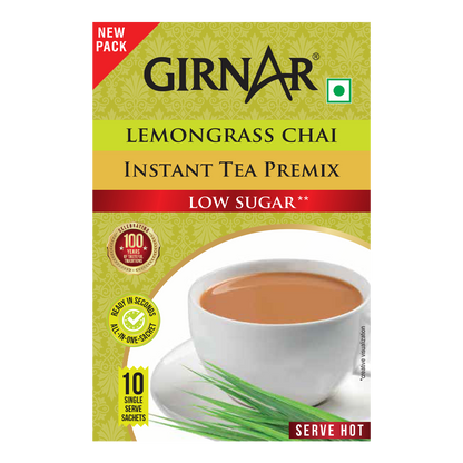 Girnar Instant Tea Premix With Lemongrass (Low Sugar)