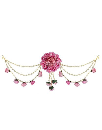 Baby Pink Flower Hair Accessories