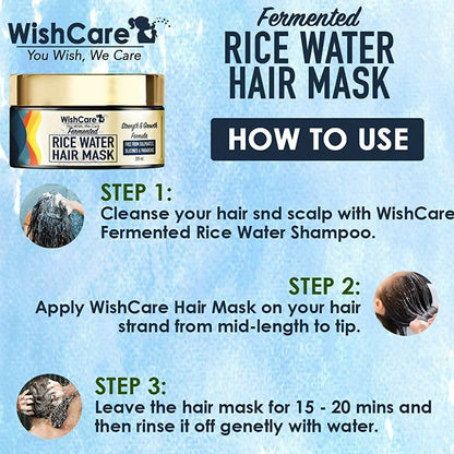 WishCare Fermented Rice Water Hair Mask -200 ml