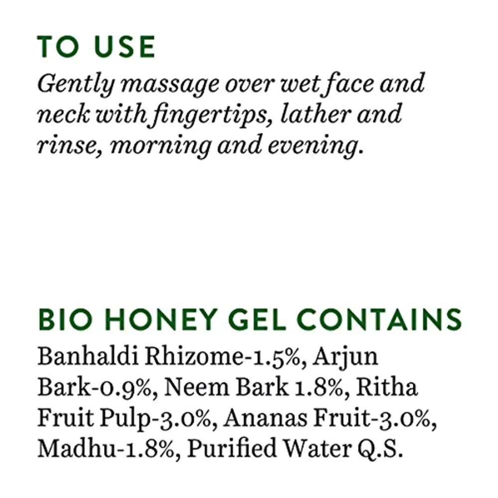 Biotique Advanced Organics Honey Gel Refreshing Foaming Face Cleanser - 120 ml