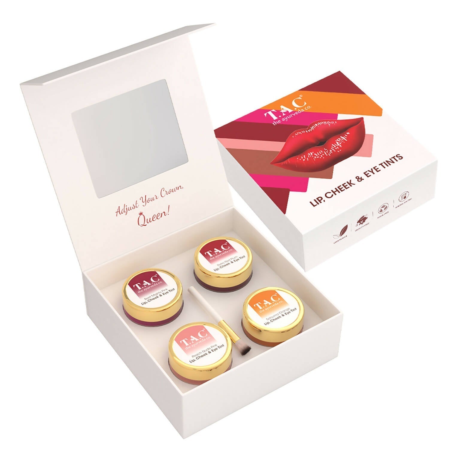 T.A.C - The Ayurveda Co. Lip, Cheek & Eye Tints Magic Combo Box