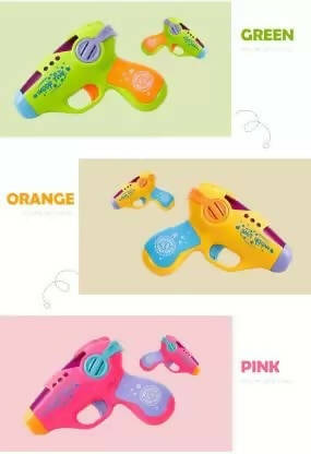 Kipa Fun Gun Colorful Musical Toy with Flashing LED Light and Sound for Kids