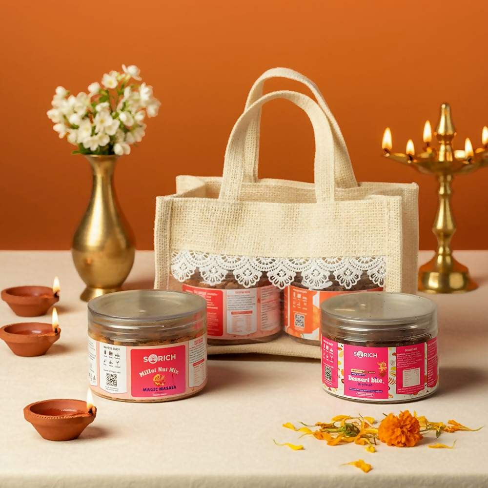 Sorich Organics Mini Light and Bites Hamper Diwali Gift