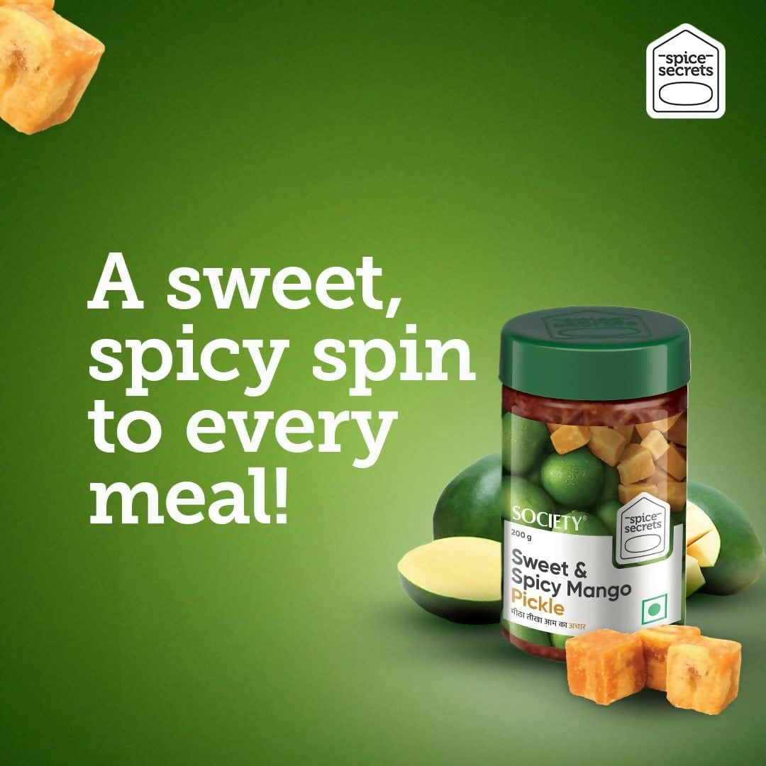 Society Sweet & Spicy Mango Pickle Jar