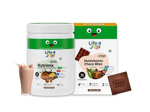 Little Joys Nutrimix (300g) & Multivitamin Chocolate Bites