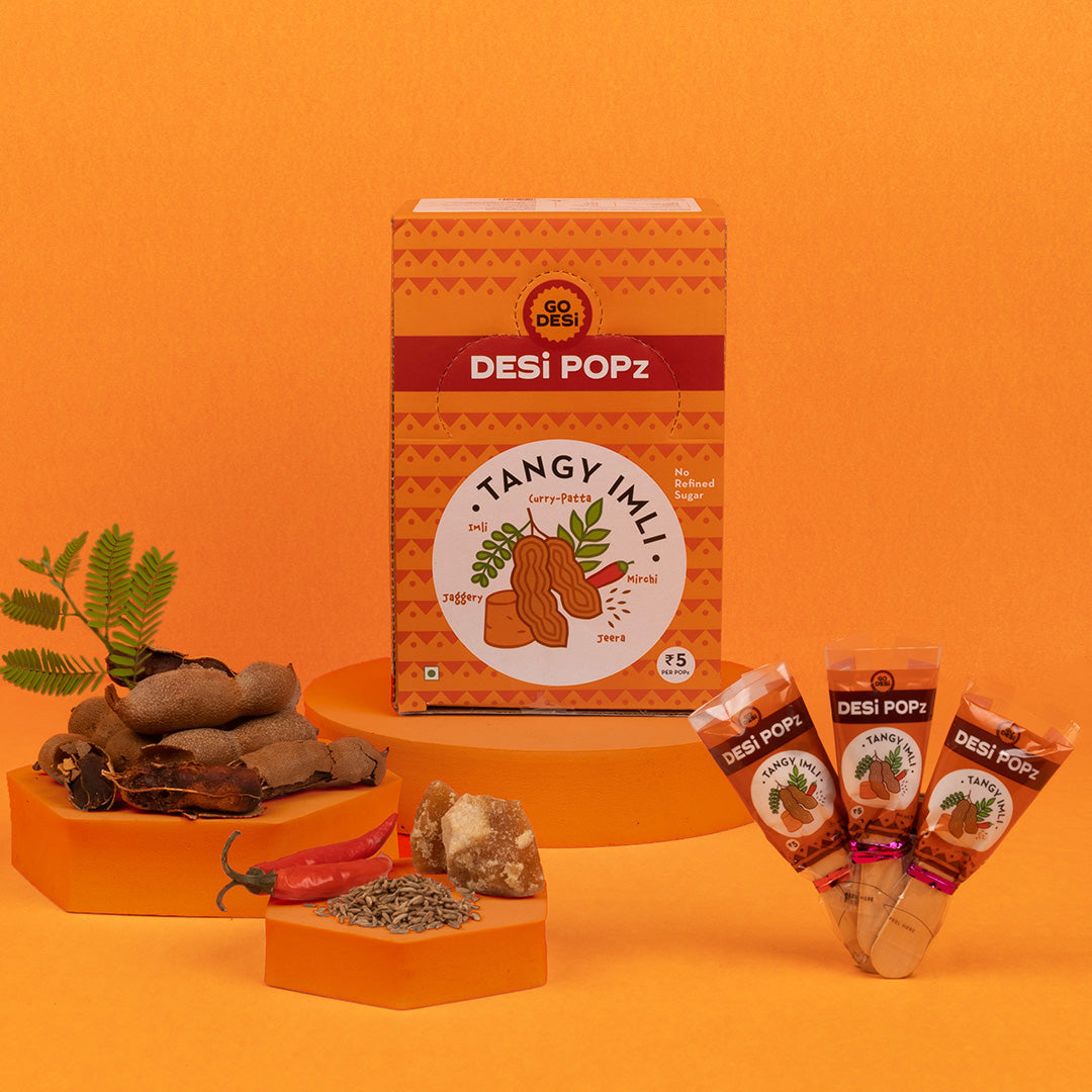 Go Desi Tangy Imli Popz - 50 PCS - 400 gms