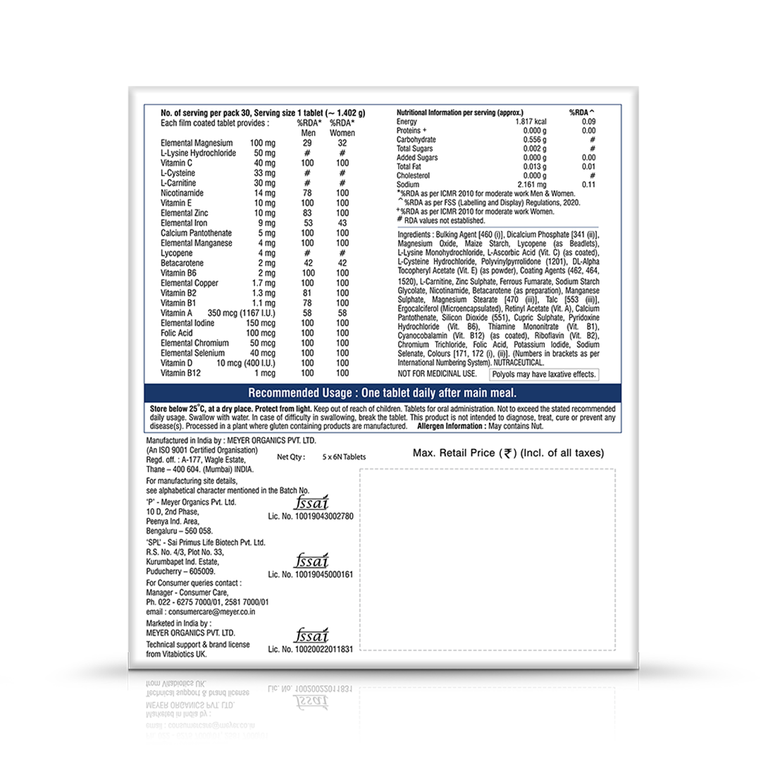 Vitabiotics Immunace Forte - 30 tabs