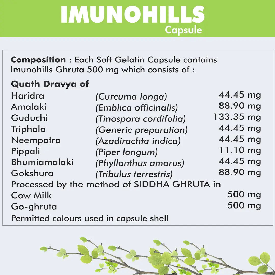 Herbal Hills Ayurveda Imunohills Capsules