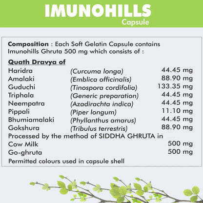Herbal Hills Ayurveda Imunohills Capsules