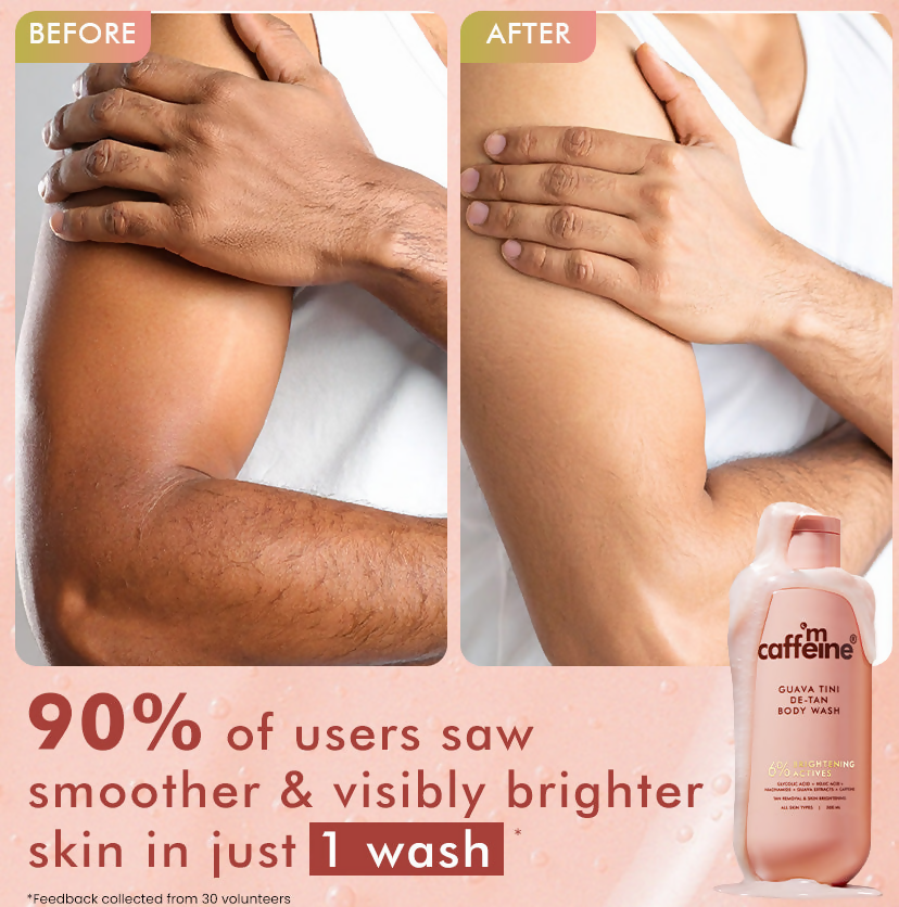 mCaffeine De-Tan & Exfoliating Body Washes