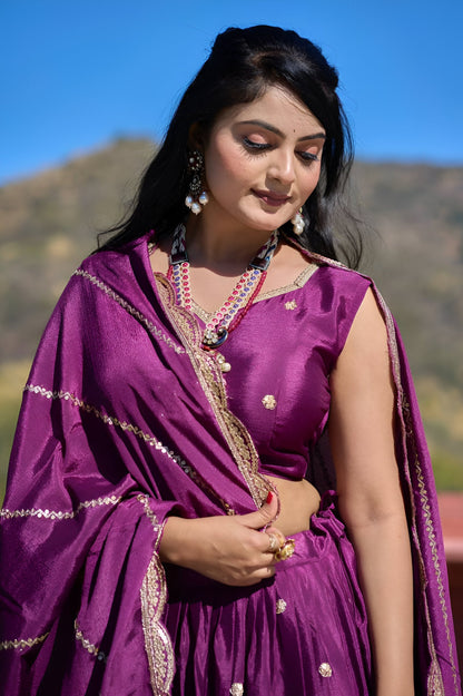 Lehenga Mart Designer Bollywood Style Wedding Lehenga Choli - Wine