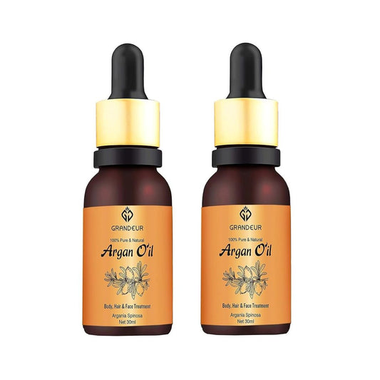Grandeur Pure & Natural Moroccan Argan Oil - 30 ml (Pack of 2)