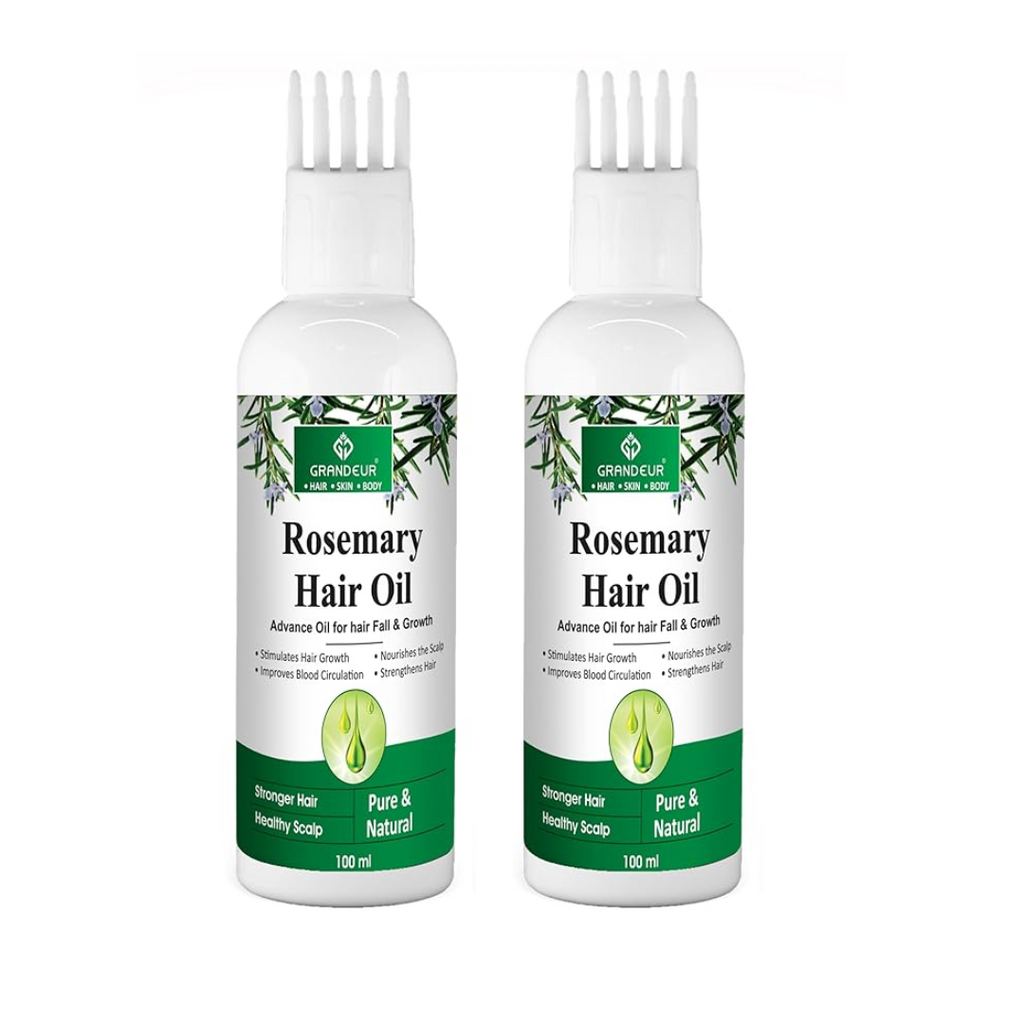 Grandeur Rosemary Hair Oil For Hair Fall & hair growth - 100 (Pack of 2)