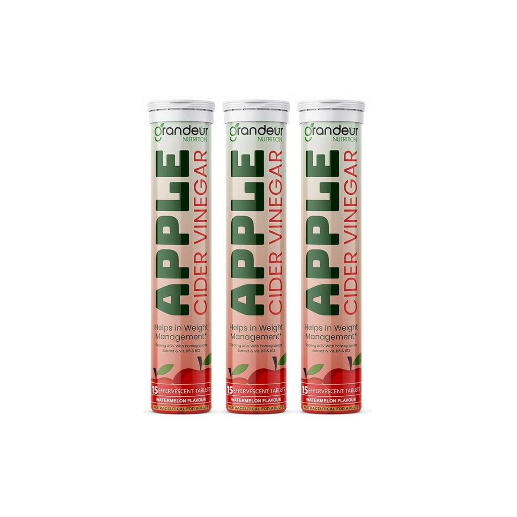 Grandeur The Plant Based Apple Cider Vinegar Tablets watermelom