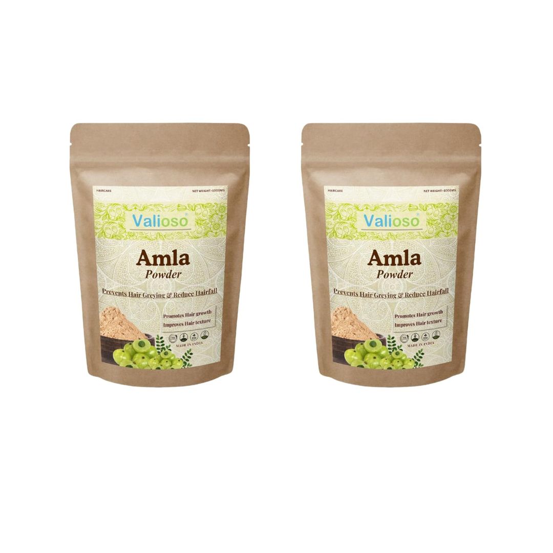 Valioso Amla Powder For Hair Growth - 100 gms (Pack of 2)
