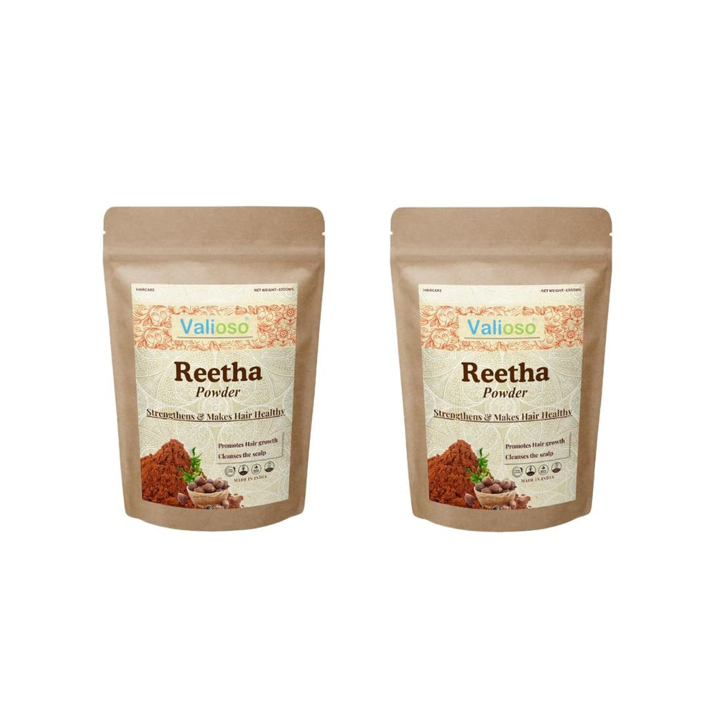 Valioso Reetha Powder for Hair Growth - 100 gms (Pack of 2)