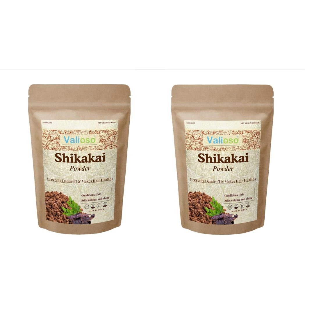 Valioso Shikakai Powder for Hair growth - 100 gms (Pack of 2)