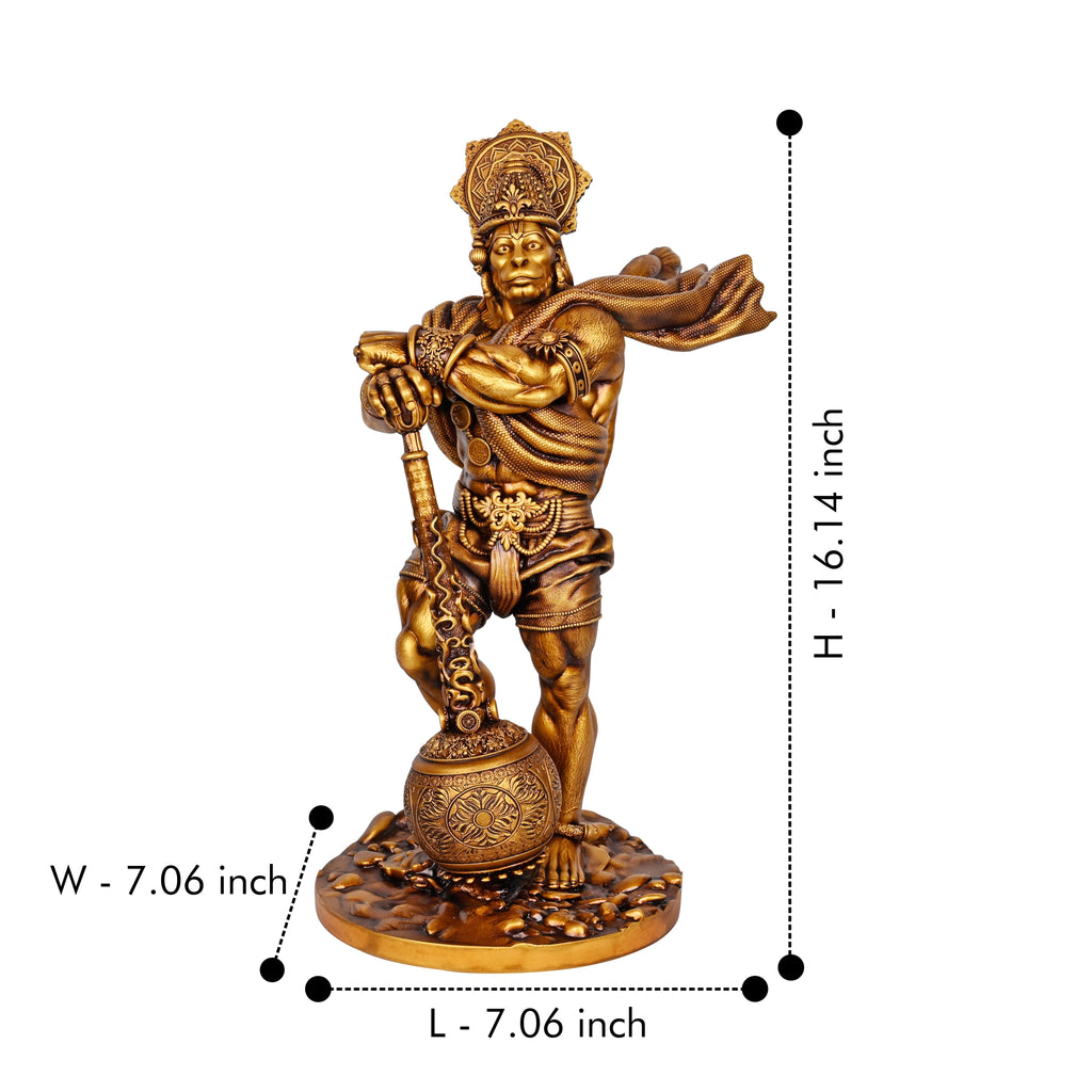Artarium Bahubali Lord Hanuman Large Idol 1.38 Ft