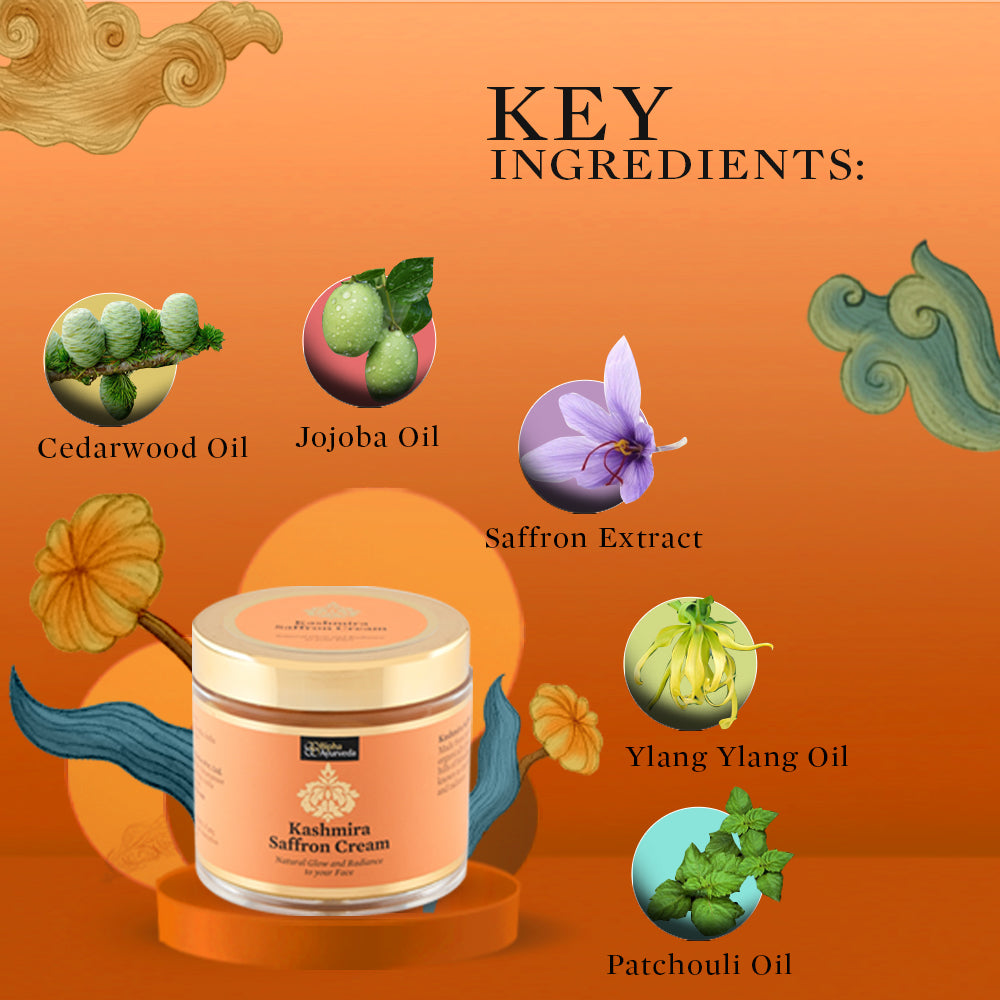 Bipha Ayurveda Kashmira Saffron Night Cream - 75 gms