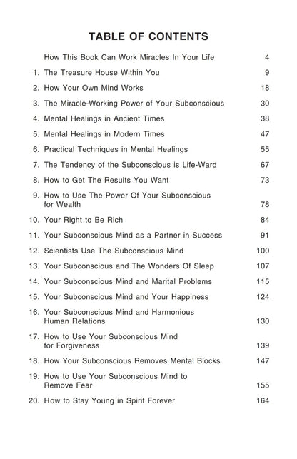 The Power of Your Subconscious Mind