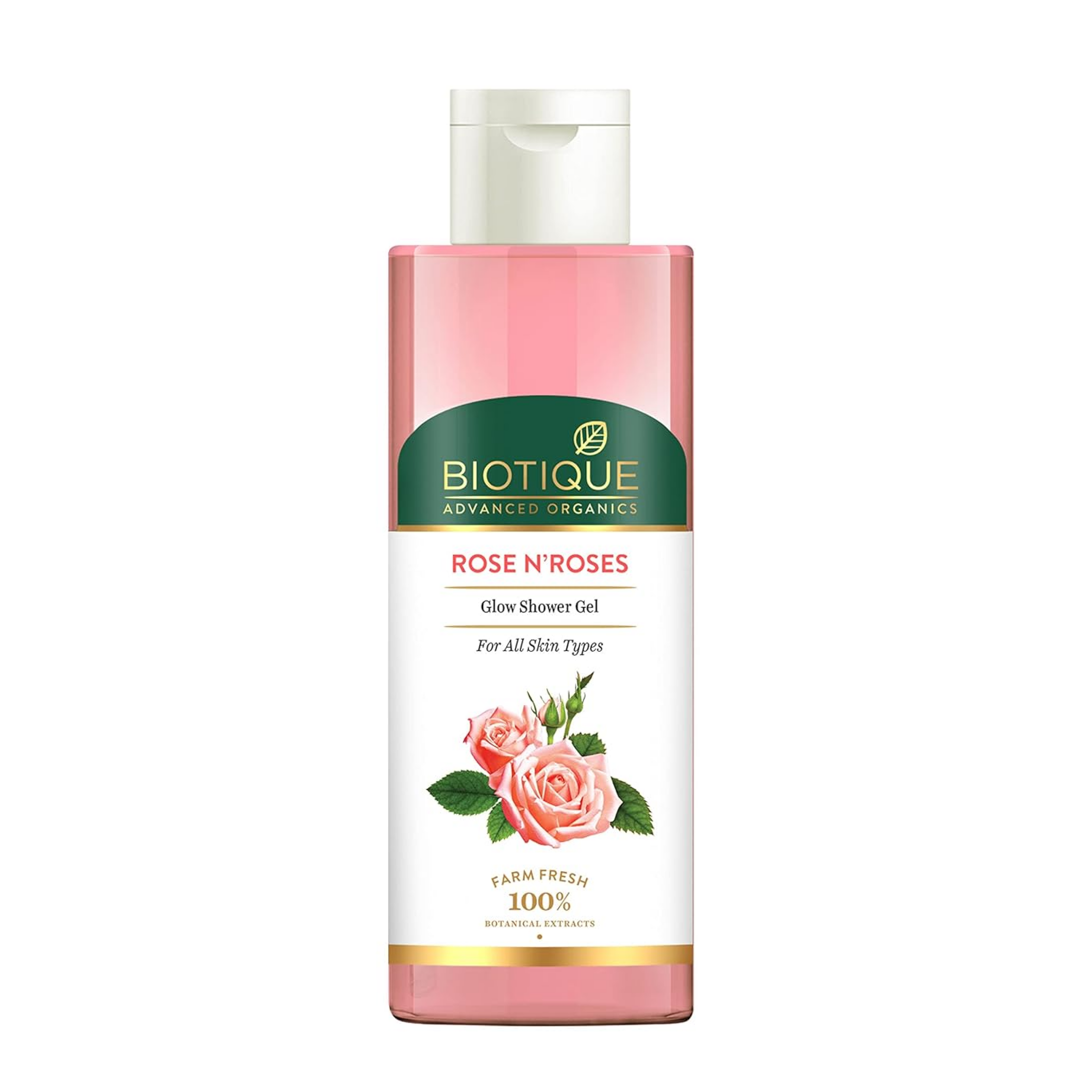 Biotique Advanced Organics Rose N'Roses Glow Shower Gel 200Ml