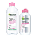 Garnier Skin Naturals Micellar Cleansing Water, 125ml+Garnier Skin Naturals Micellar Cleansing Water, 400ml