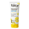 TucoÂ® Kids 2 in 1 Face Cream + Sunscreen SPF 50 with Saffron oil | UVA/UVB PA++++ | Broad Spectrum Protection | Benzophenone- 3 and Avobenzone Free | Ages 2-5, 5-10, 10-15 | 50gm