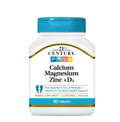 21st Century Cal Mag Zinc +D Tablets, 90 Count