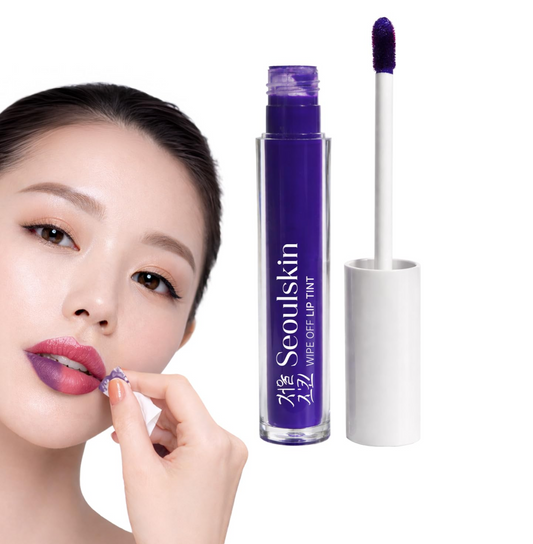 Seoulskin Wipe Off Lip Tint | Long Lasting No-Fade Lip Stain | Matte Lip Tint Waterproof, Transfer-Proof, Smudge-Proof | Easy Application & Wipe Off Formula | Lasts All Day | Natural Pink Color | Vegan | Shade: Petal Pink (4ml)
