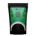 Bliss of Earth 500gm unhulled Black Sesame Seeds, Kaale Til, Fresh & Organic Fully Fiber Rich Great for Cooking & Baking