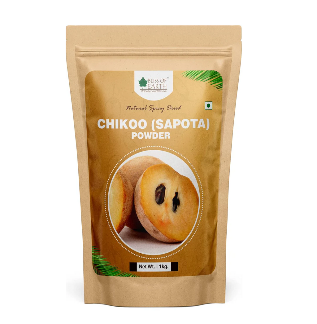 Bliss of Earth 1kg Chikoo (Sapota) Powder Natural Spray Dried