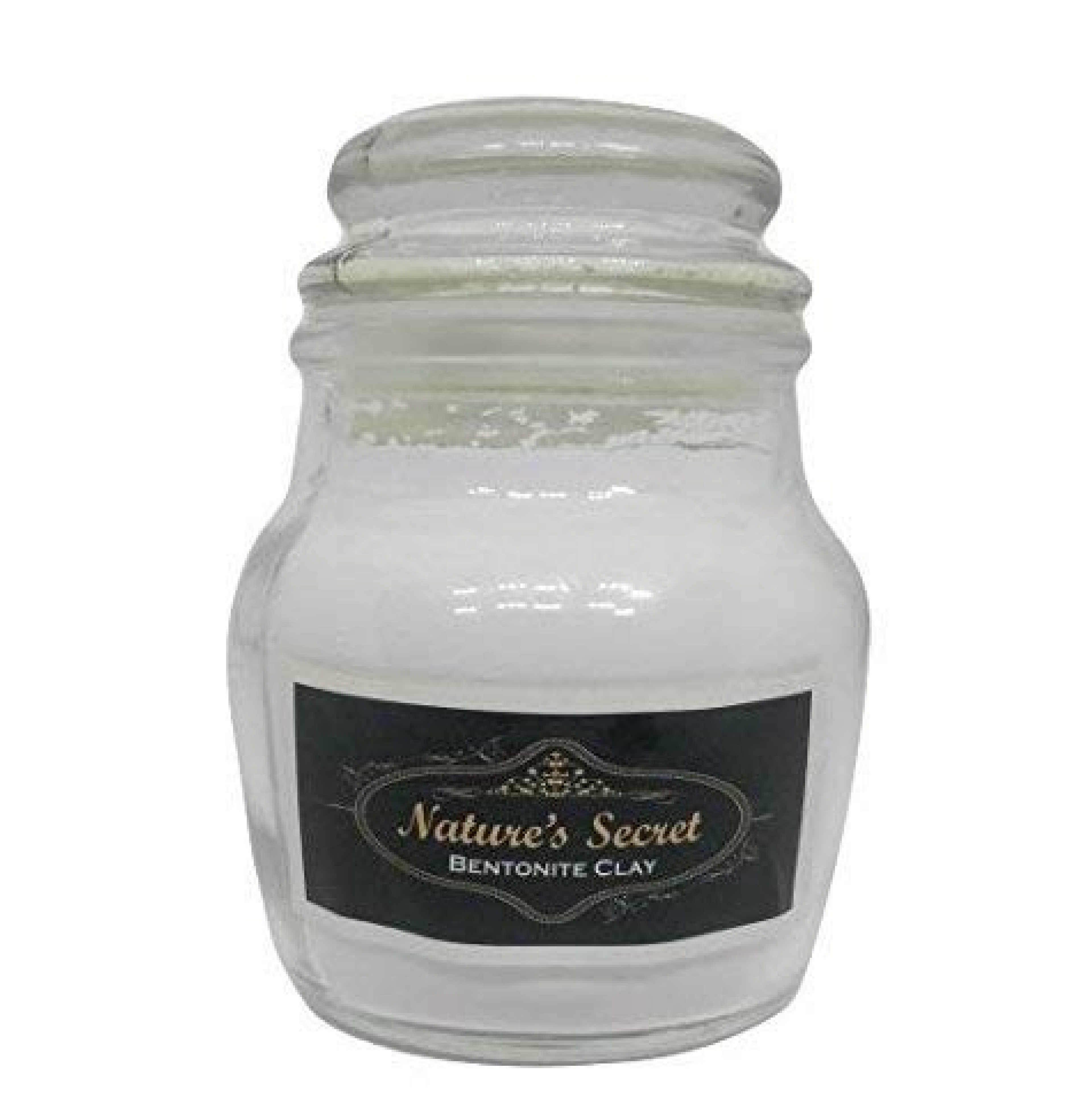 Nature's Secret white Bentonite Clay Powder Organic. Use for Clay Mask Detox Etc. Healing Detoxifying Useful on Oily Skin. Cosmetic-grade. (100 gm) (creamy white)