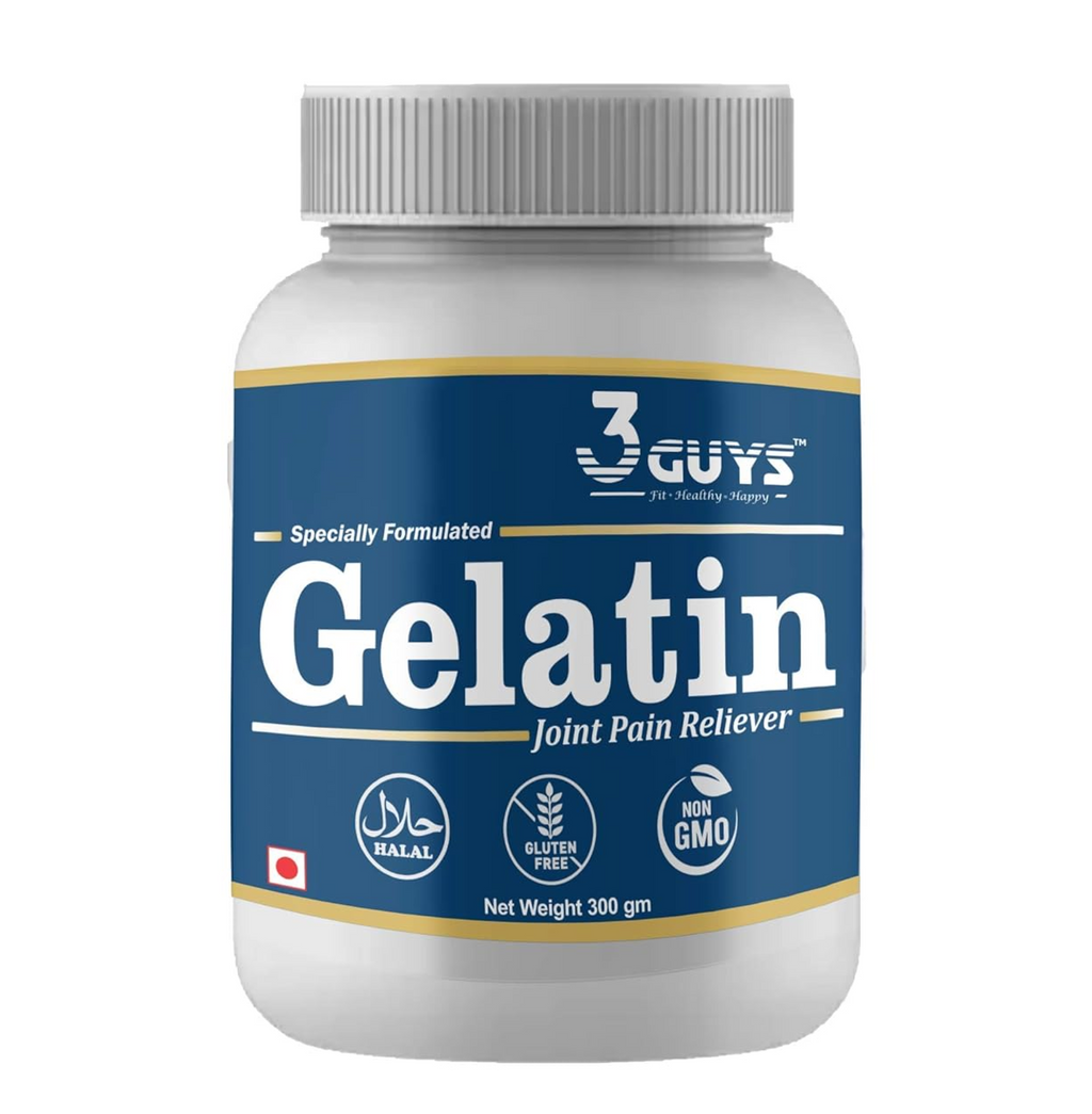 3 Guys Gelatin Powder for Joint Pain, 300 Gram