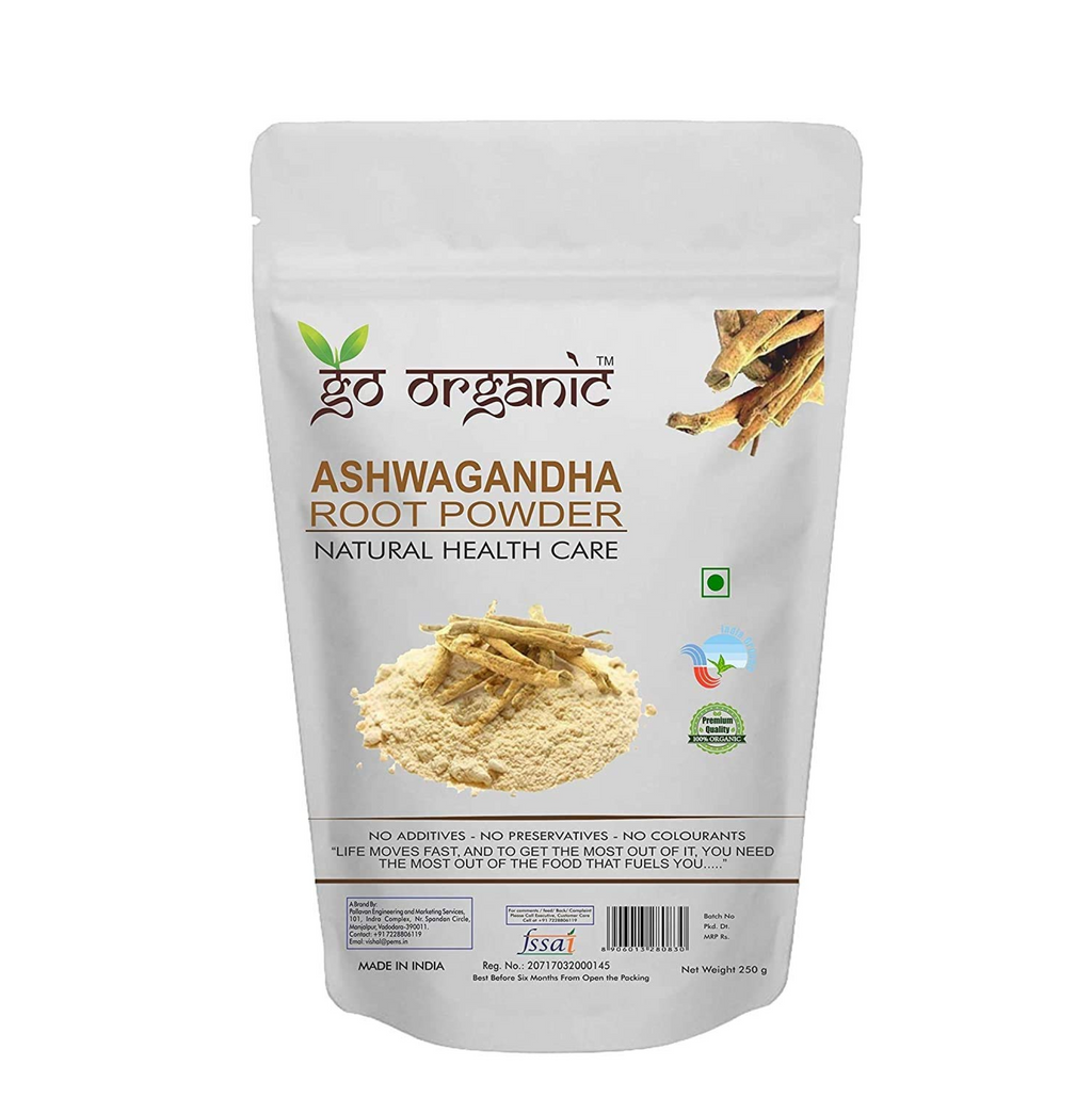 Go Organic Ashwagandha Root Powder 250g