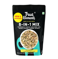 True Elements 8 in 1 Seeds and Nut Mix 250gm - Roasted Seeds | High Protein Snacks | Mix Seeds for Eating | Super seeds mix | Rich in Fibre and Protein | Diet Snacks