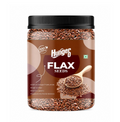 Hunger 0 Flax Seeds 250g | Raw Unroasted Alsi Seeds | Premium Natural Whole Flaxseed Rich in Fiber & Plant Protein | High Omega-3 Source | Healthy Diet Snack for Smoothies, Baking & Daily Nutrition