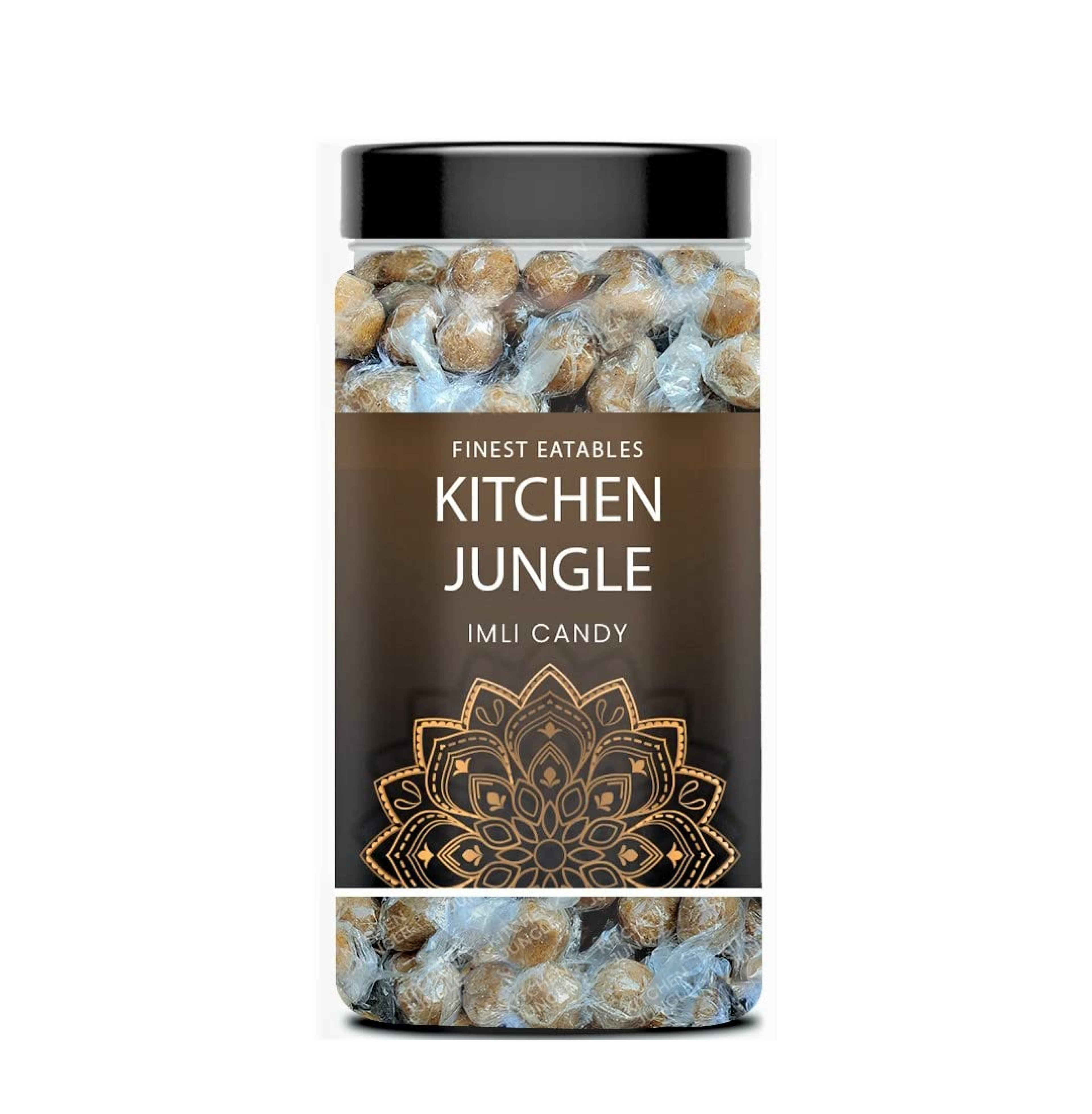 Kitchen Jungle Imli Candy 400 GM Jar | Khatti Meethi Imly, Chulbuli Emli Tamarind Twist Candy, Twisted Emly
