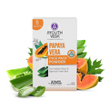Ayouthveda Papaya and Aloe Vera Face Pack Powder for Glowing & Rejuvenating Skin | Removes Blemish & Wrinkle & Promotes Skin Health | Suitable for all skin Type (10g X 8 Sachets) (Pack of 1)