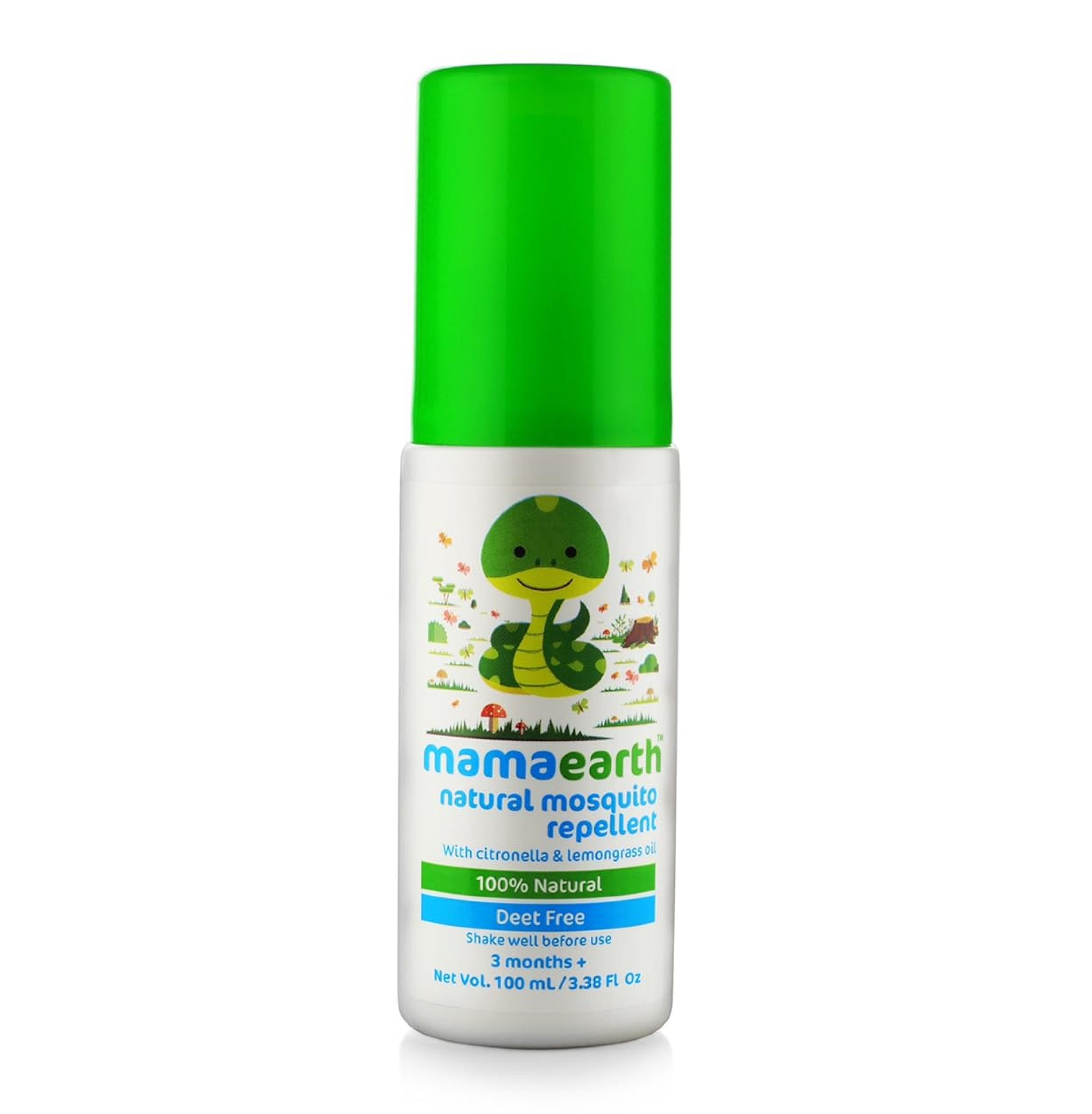 Mamaearth Natural Insect Repellent for Babies (100 ml, 0-5 Yrs), Pack of 1