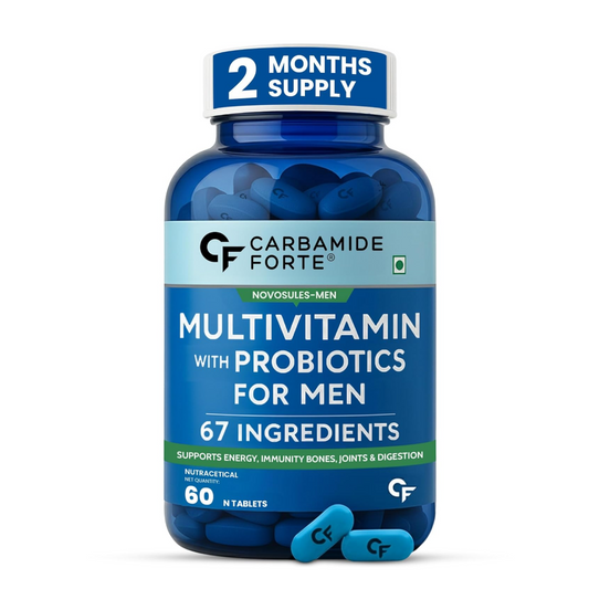 Carbamide Forte Multivitamin Tablet For Men | Multi vitamin Tablet For Men | Best Multivitamin For Mens For Immunity & Energy | Best Multivitamin Tablets For Testoterone Booster | 60 Tablets