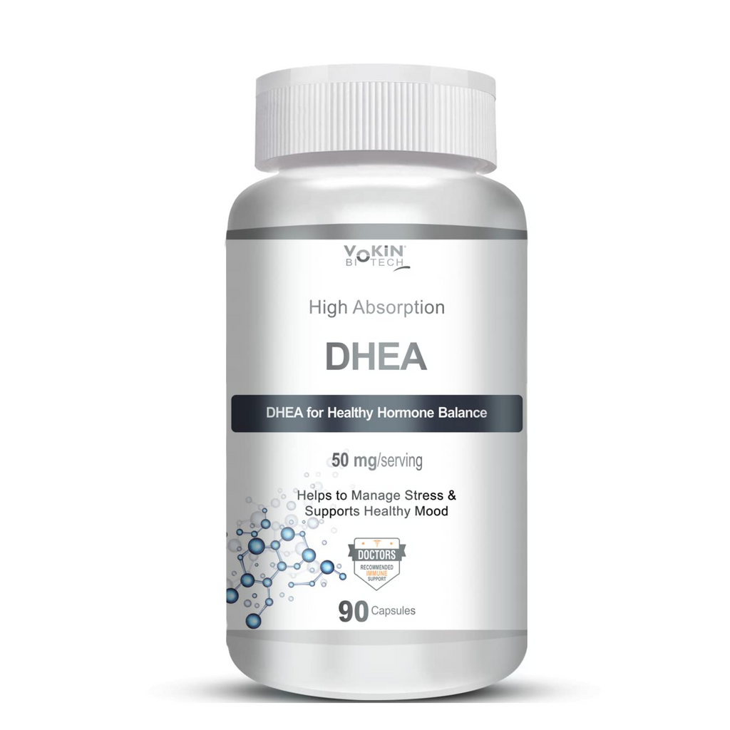 Vokin Biotech DHEA 50mg | Supports Healthy Mood | 90 Capsules