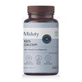 Miduty by Palak Notes Kids Calcium with Vitamin D3 - K2 Magnesium No Sugar Added for Strong Bones, Brain Function, Immunity Booster, Strong Teeth Calcium Supplement Kids Multivitamin - 60 Chewables