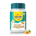 Supradyn Naturals Calcium for Men and Women (30 tablets)|Multivitamin with Vitamin D, Magnesium, Zinc, Vitamin B 12 & Turmeric|For Bone health and Joint support|Veg