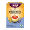Yogi Tea, Stress Relief, Honey Lavender, Caffeine Free, 16 Tea Bags, 1.02 oz (29 g)