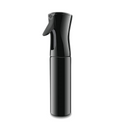 (Black, 300ml) Refillable Empty Mist Water Spray Bottle for Taming Hair in Morning, Hairstyling, Plants, Pets (Black, 300ml)