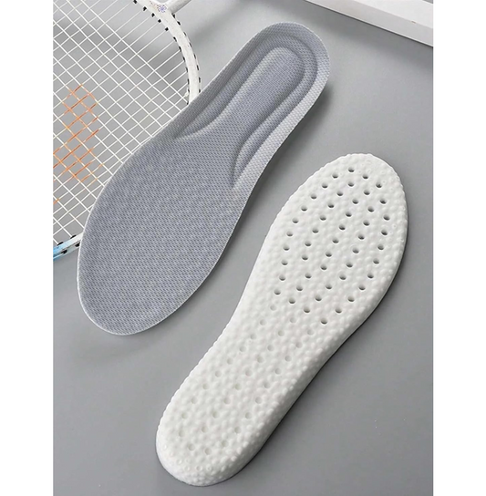 Purastep Memory Foam Shoe Insoles, Elastic Shock Absorbing Height Increasing Sports Shoe Insoles For Men And Women Cuttable Soft Breathable Honeycomb Orthotic Replacement Inserts | UK 9-10 | 1 Pair