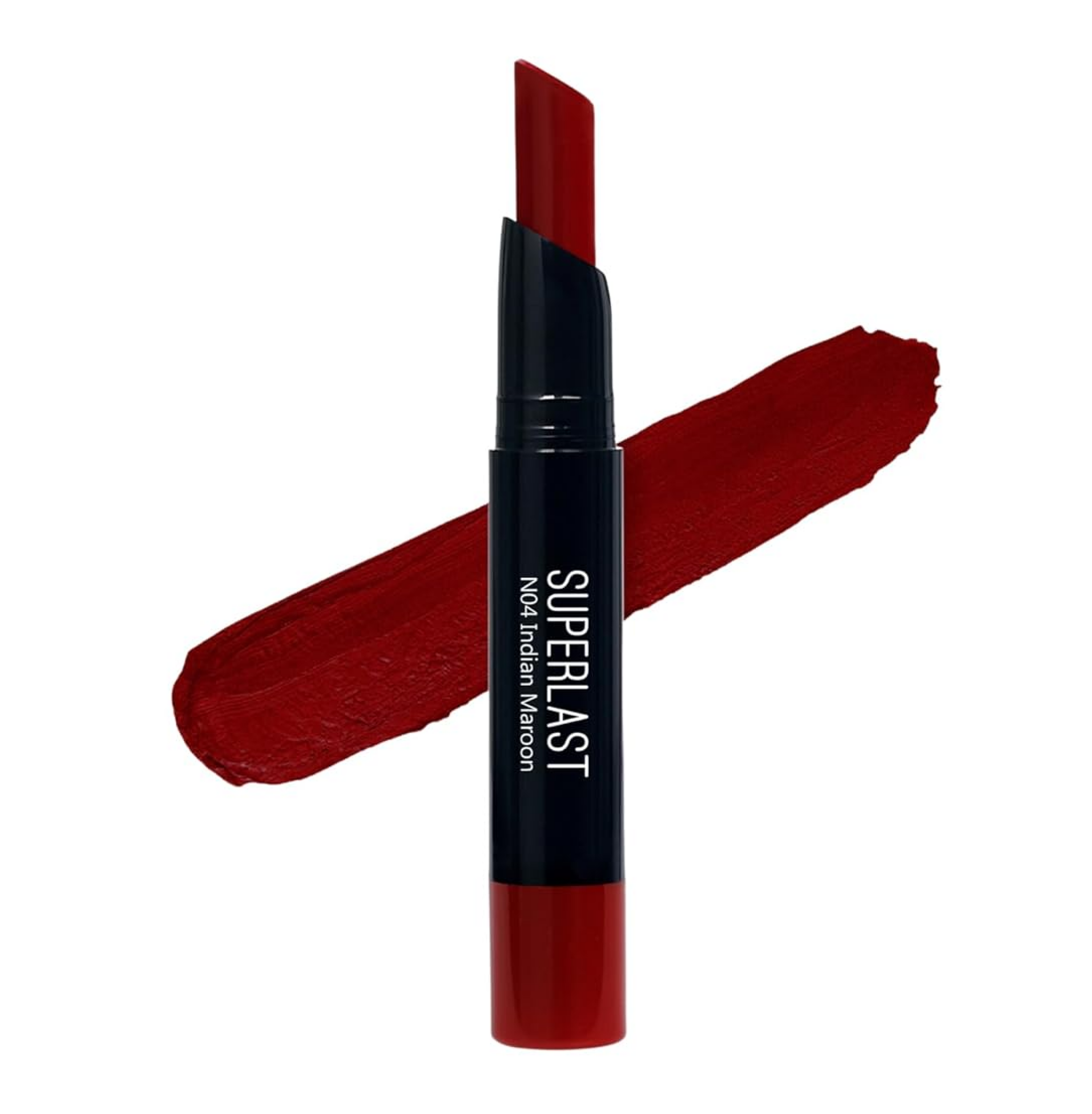 ME-ON Superlast Lipstick Matte Finish (Shade N04 - Indian Maroon)