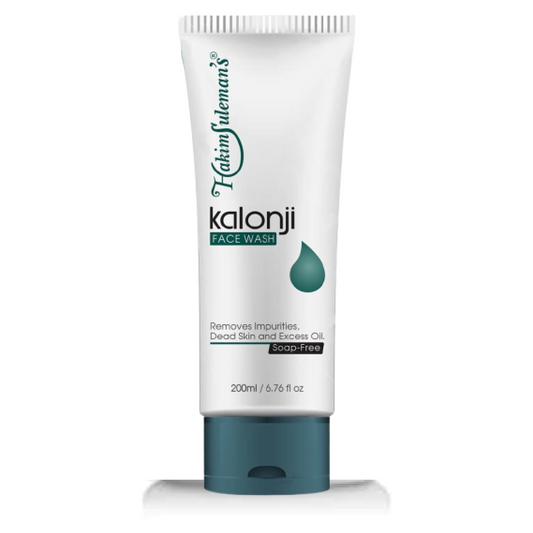 Hakim Suleman's Kaloonji Face wash for Tan Removal Face Cleanser for Men & Women | Normal, Combination or Oily Skin | Gently Exfoliates & Evens Tone | 200ml