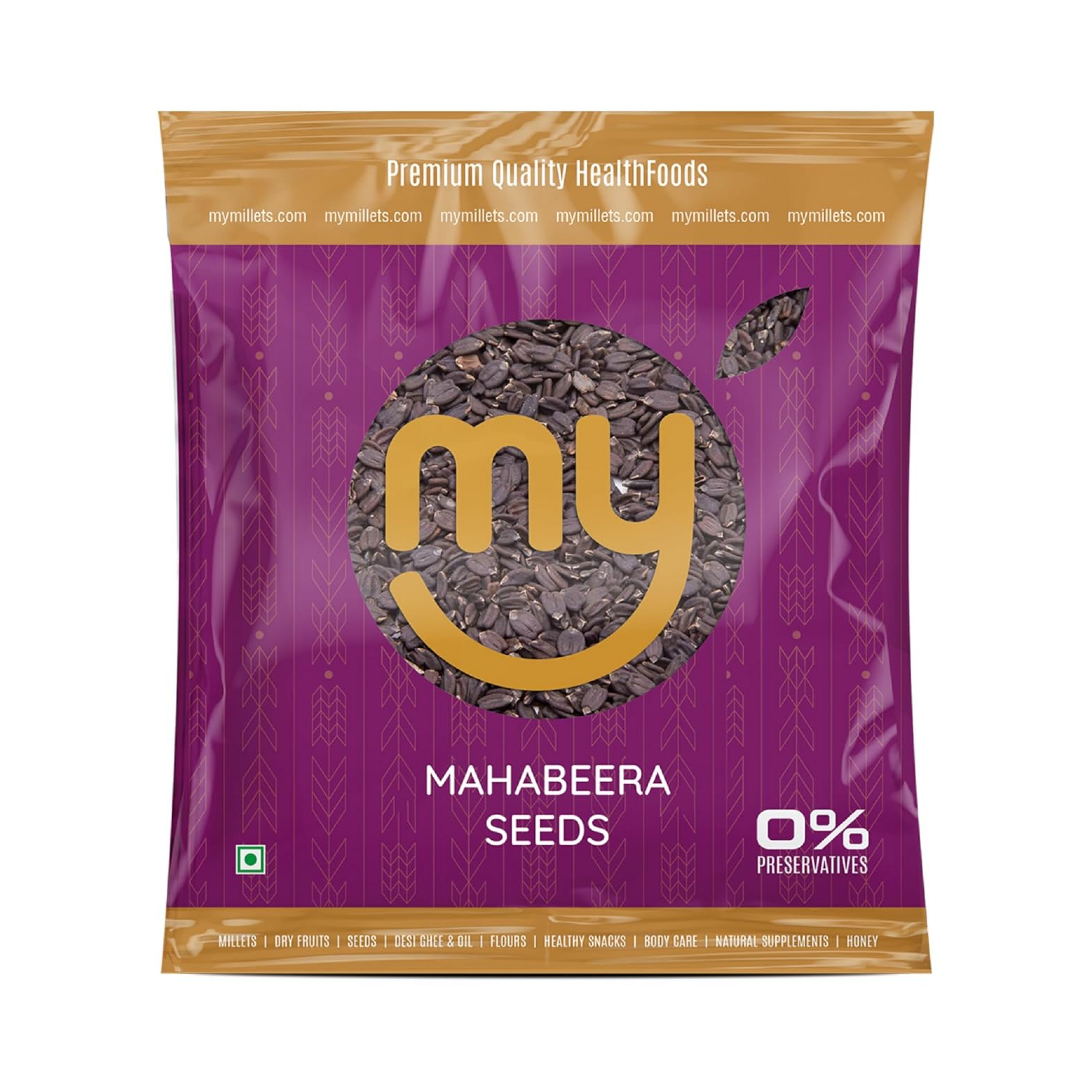 mymillets Mahabeera Seeds 450 g | Pure & Natural | Supports Joint & Bone Health | Rich in Nutrients | Vana Tulasi | Pignut Seeds | Talmakhana | Carya Glabra